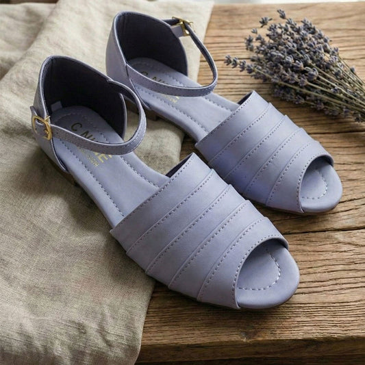Purple Color Sandals by Douce